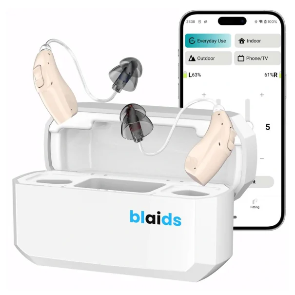 BlaidsX Neuro Rechargeable RIC (Receiver in Canal) Hearing Aid
